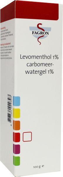 Fagron Levomenthol 1% carbomeerwatergel 1% 100g