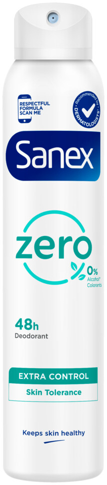 Sanex Deodorant Zero% Extra Control 200 ML