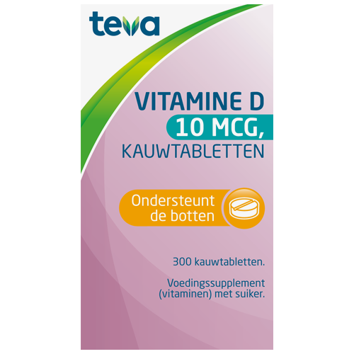 Vitamine D 10 mcg 400IE 300 tabletten