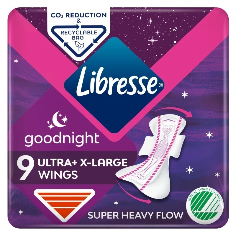 Ultra Goodnight Maandverband XL 9 Stuks