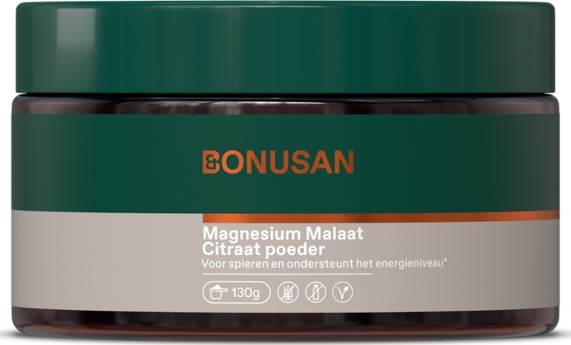 Magnesium Malaat Citraat poeder 130 Gram