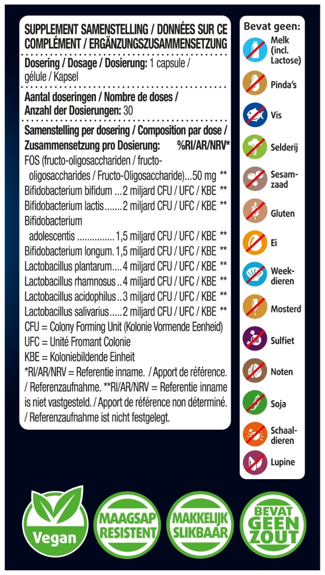 Lucovitaal Pre & probiotica 30 capsules