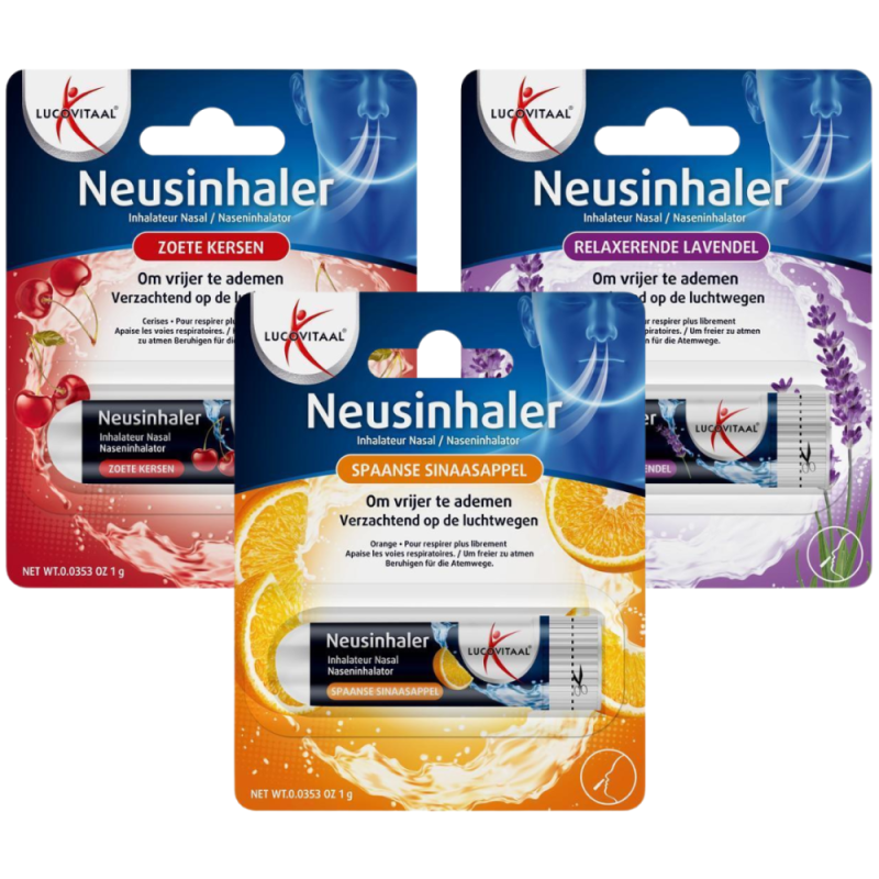 Neusinhaler Pakket 3 Varianten 1 stuk