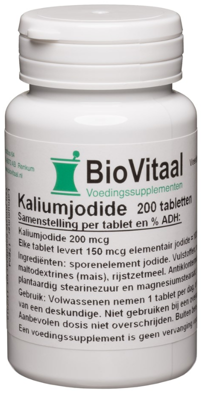 Kaliumjodide 150mcg 200 tabletten