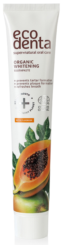 Tandpasta Organic Whitening Papaja 75ml