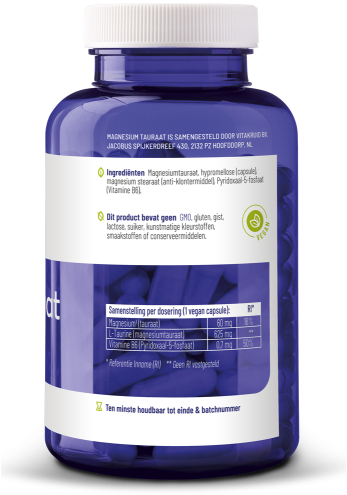Vitakruid Magnesium Tauraat P-5-P 180 vega capsules