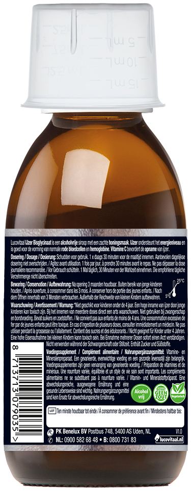 Lucovitaal IJzer Bisglycinaat 200ML