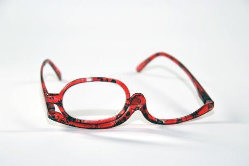 Make up bril rood +4.00 ex