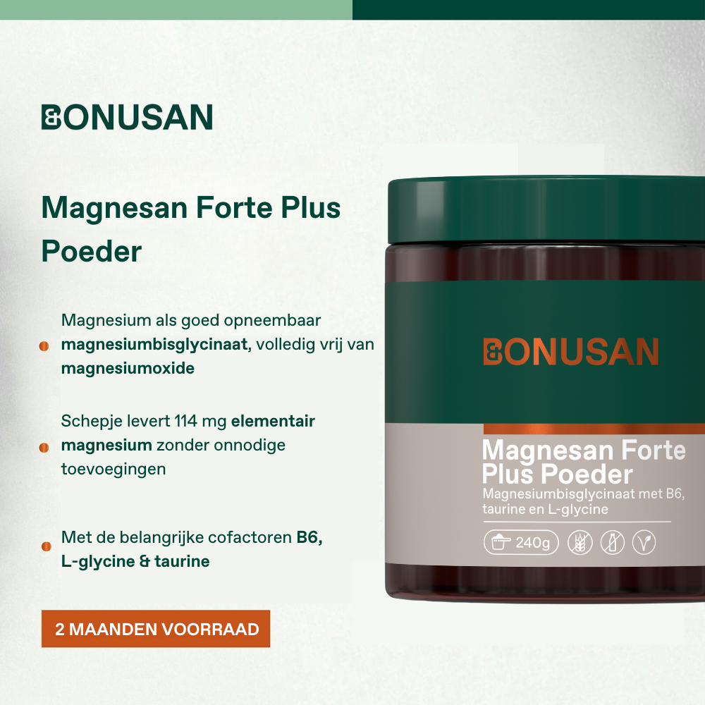 Bonusan Magnesan Forte Plus Poeder 240 Gram