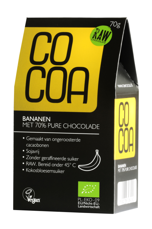 Bananen 70% Pure Chocolade 70 gram