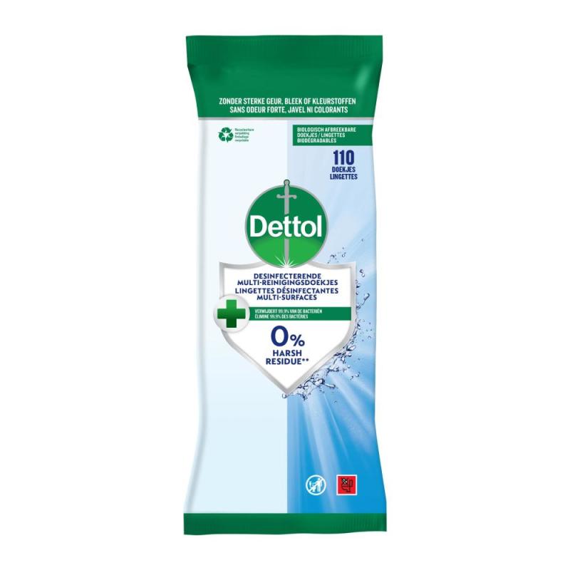 Dettol Reinigingsdoekjes Antibact Cleanser St 110