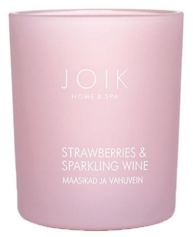 Vegan Geurkaars Strawberry & Sparkling Wine 150g