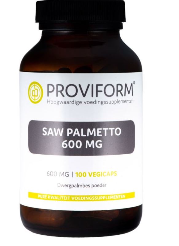 Saw Palmetto 600mg Vegicaps 100vc