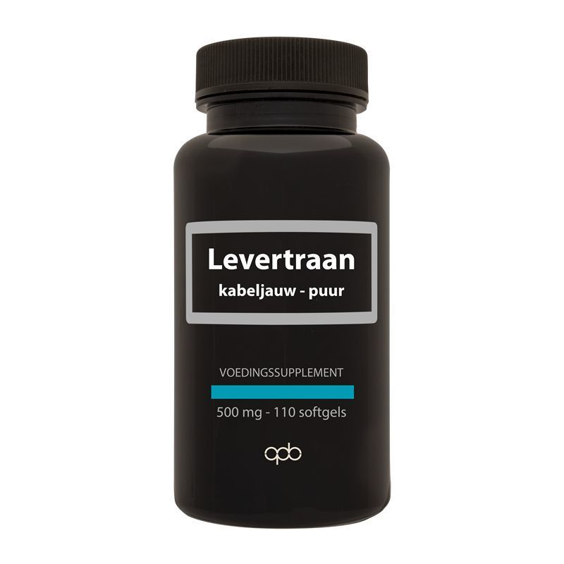 Levertraan kabeljauw puur 500mg 100sft