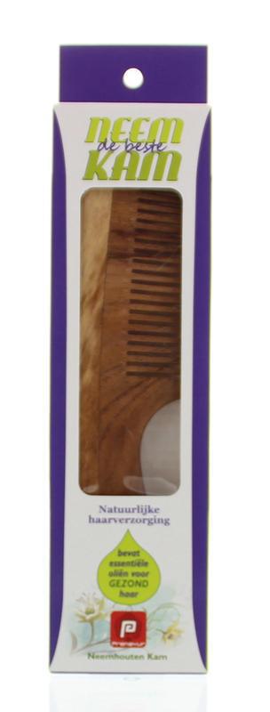 Neem houten kam handvat fijn 1st