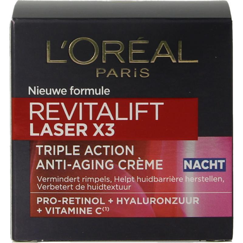 L'Oréal Paris Revitalift laser X3 nachtcreme 50ML
