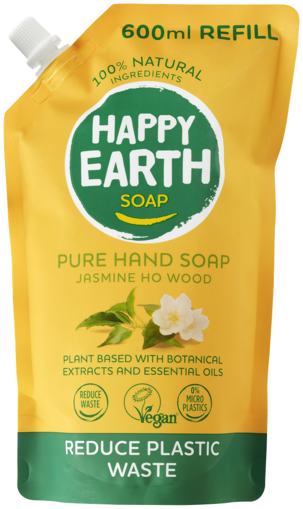 Happy Earth Handzeep Jasmin Nv 600ml