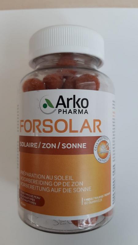 Forsolar zon gummies 60st