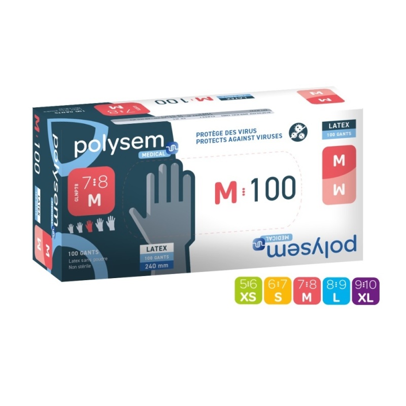 Latex Handschoenen M 100 Stuks