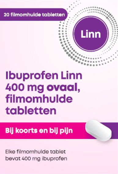 Linn Ibuprofen Ovaal 400 Mg 20 tabletten