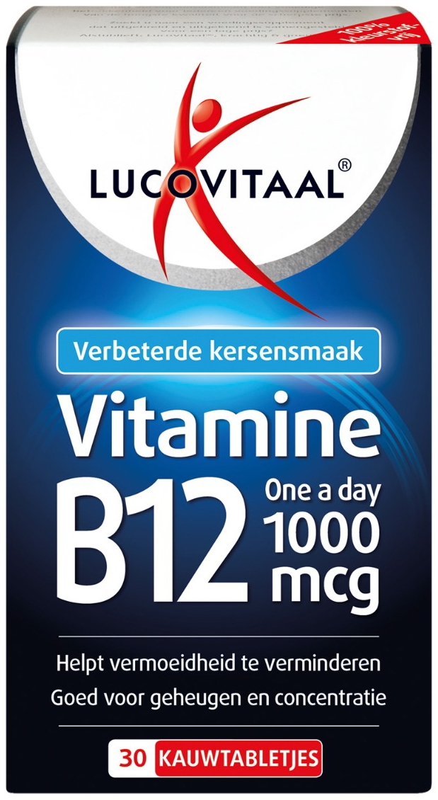 Lucovitaal Vitamine B12 1000mcg 30 kauwtabletten