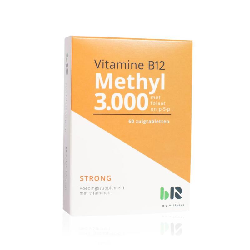Methyl 3000 Met Folaat 60 Zuigtabletten
