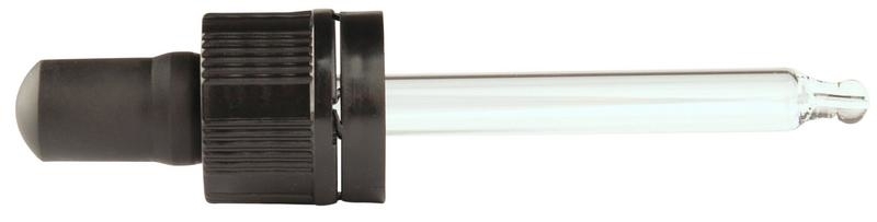 Pipet glas zwart 50ml 10st