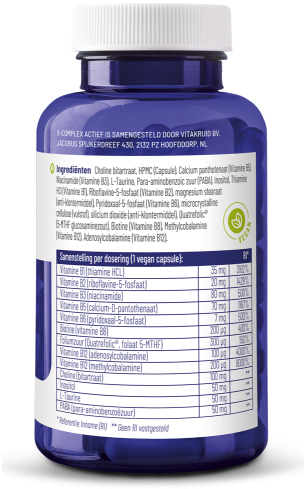 Vitakruid B-Complex Actief 90 vegan capsules