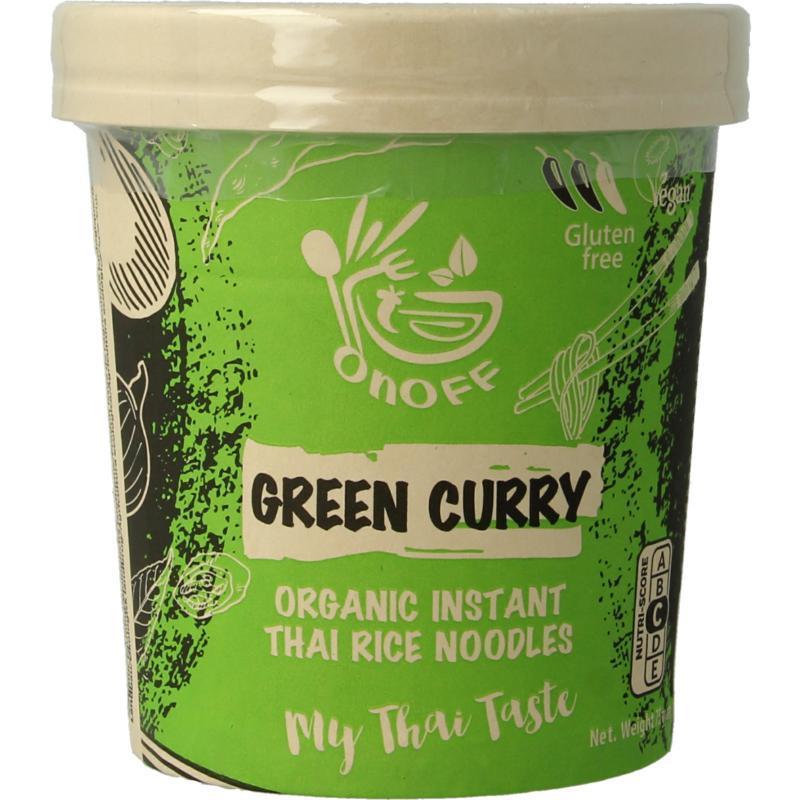 Instant noodlesoup green curry bio 75g