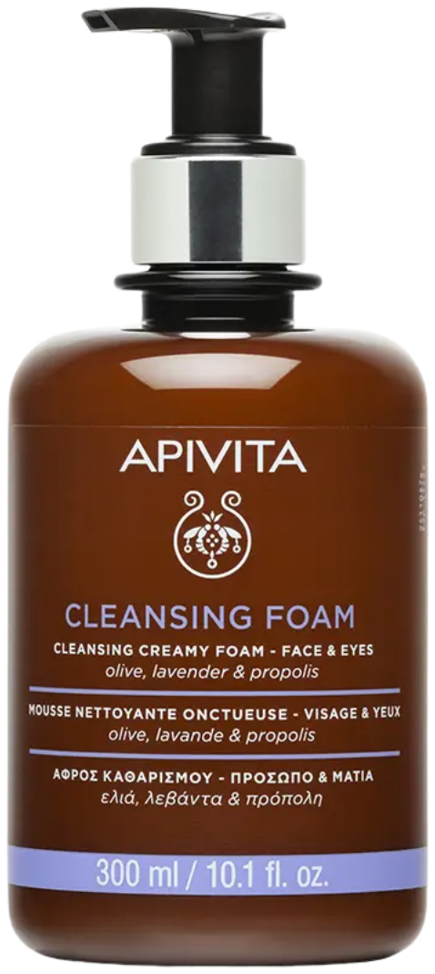 Apivita Face & Eyes Cleansing Foam 300 ML