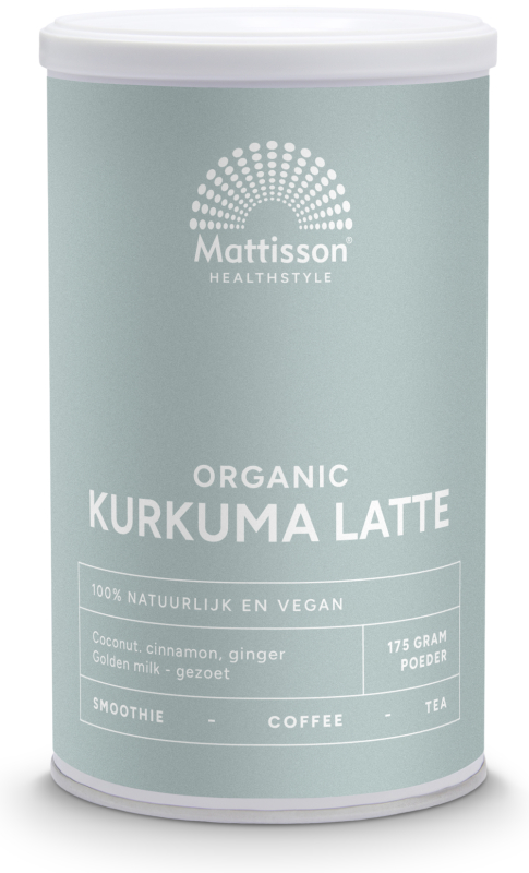 Mattisson Golden Milk Latte Kurkuma Gezoet 175g