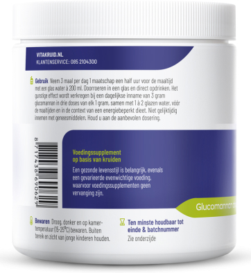 Vitakruid Psyllium & Glucomannan 450 gram