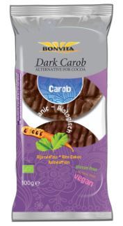 Rijstwafels puur carobe 100g