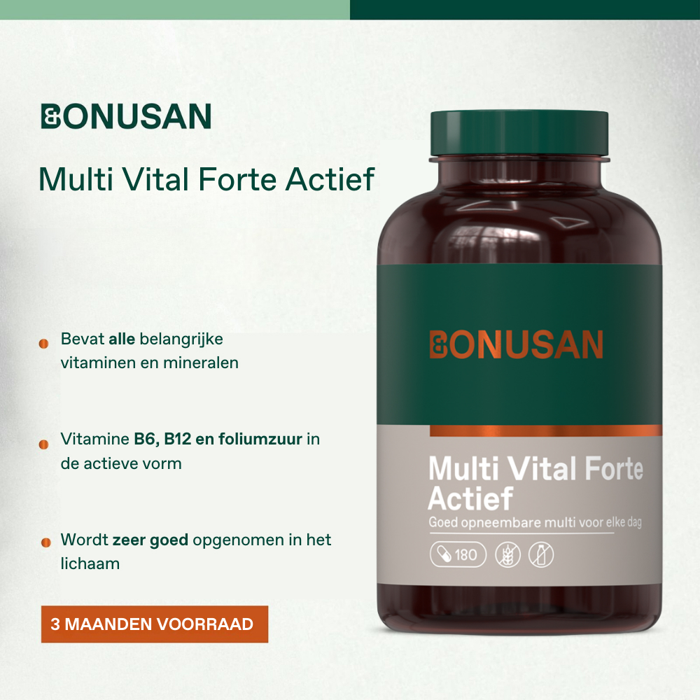 Bonusan Multi Vital Forte Actief 180 Capsules