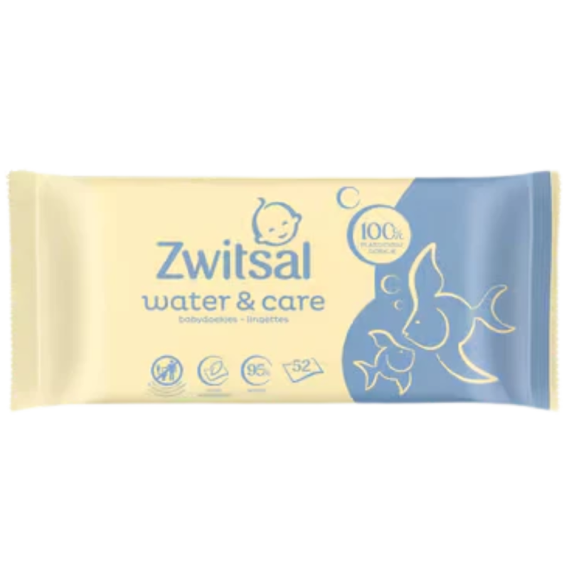 Water & Care Babydoekjes 52 Stuks