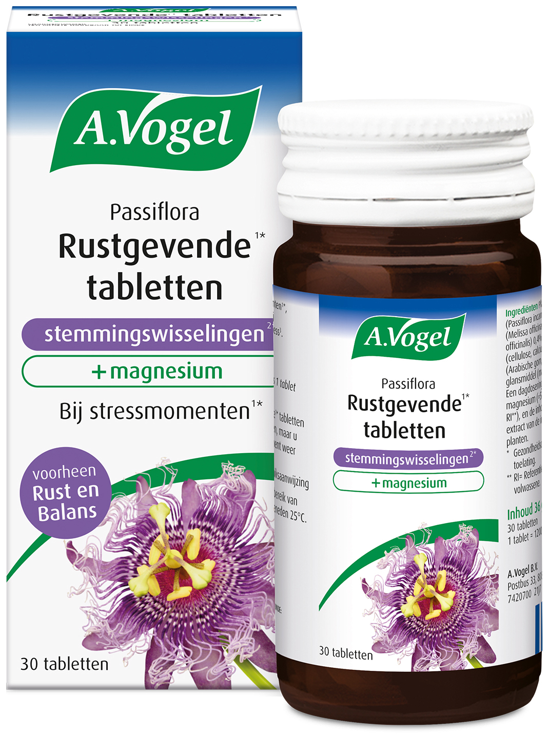 A.Vogel Passiflora stemmingswisselingen tabletten 30 stuks