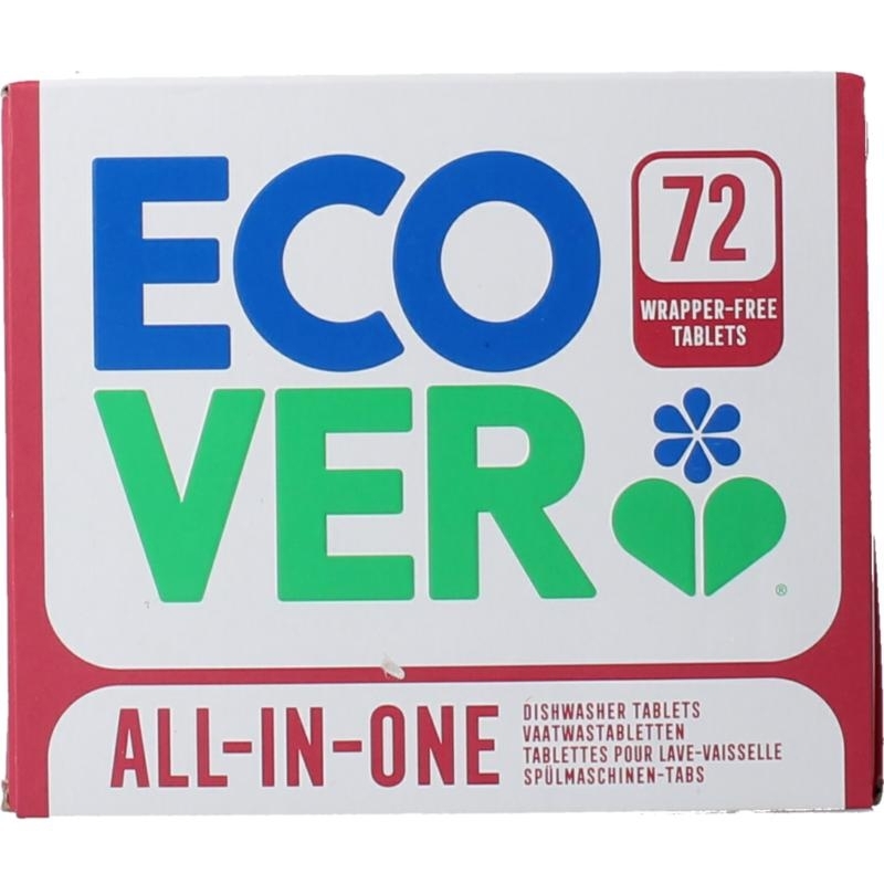 Ecover Vaatwasmachine tabletten all-in-one 72st