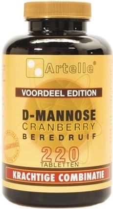 D-Mannose Cranberry Beredruif 220 tabletten
