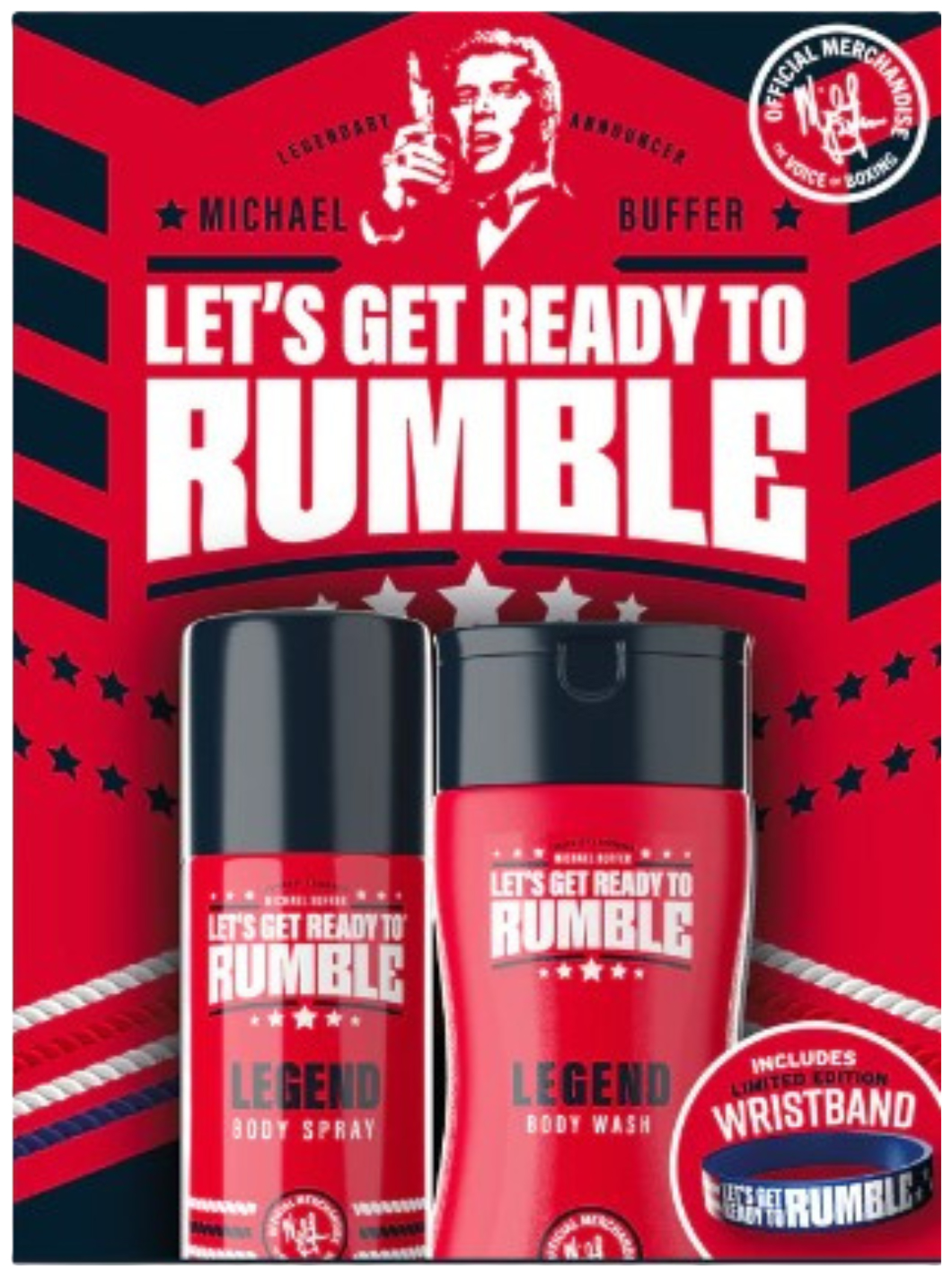 Rumble Men To Rumble Giftset Legend Deo Spray+ Shower Gel+ Wristband 1 stuk