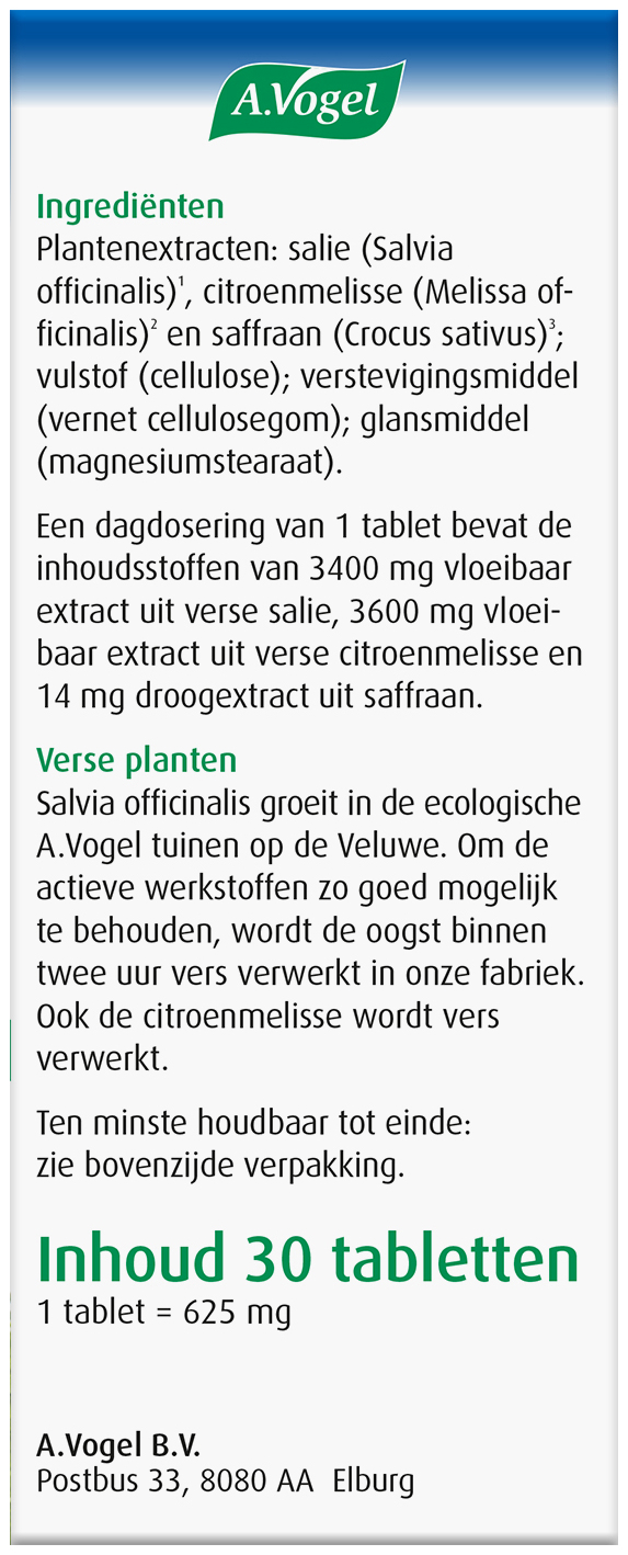 A.Vogel Nachtrust Tabletten Overgang 30 Stuks