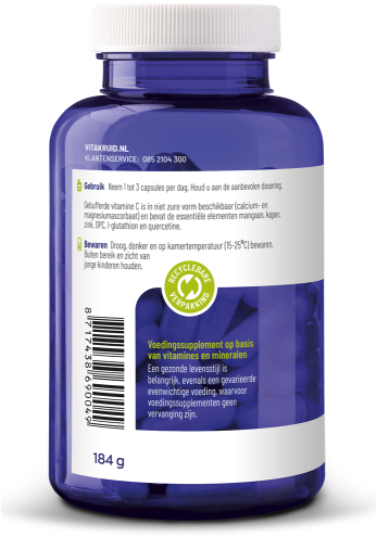 Vitakruid Gebufferde Vitamine C 180 capsules