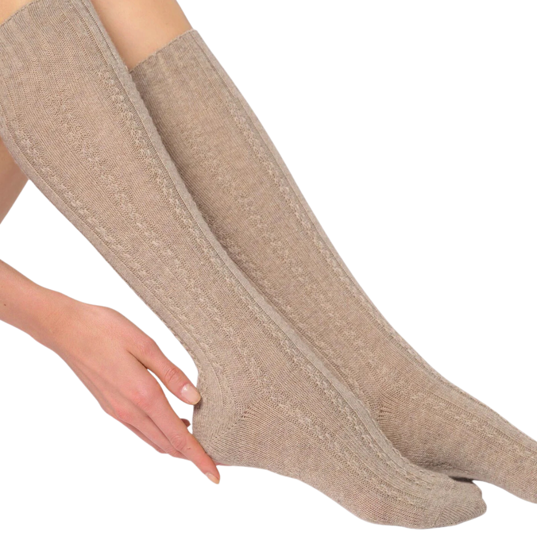 Oroblu Dames Nancy Kniekous Beige Melange