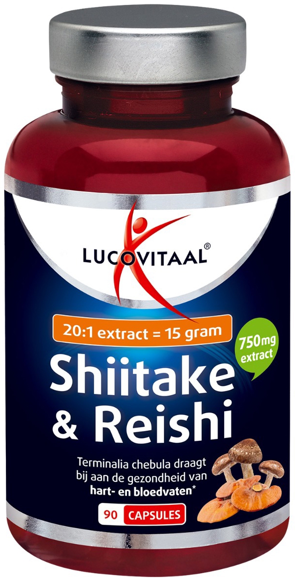 Lucovitaal Shiitake & Reishi 90 Capsules