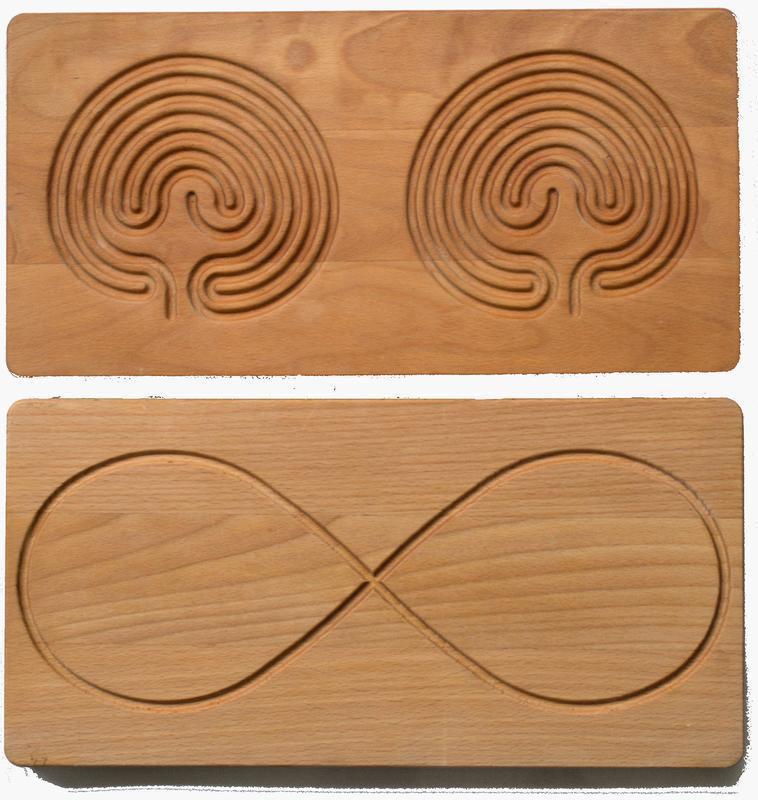 Dubbel hout vingerlabyrint ex