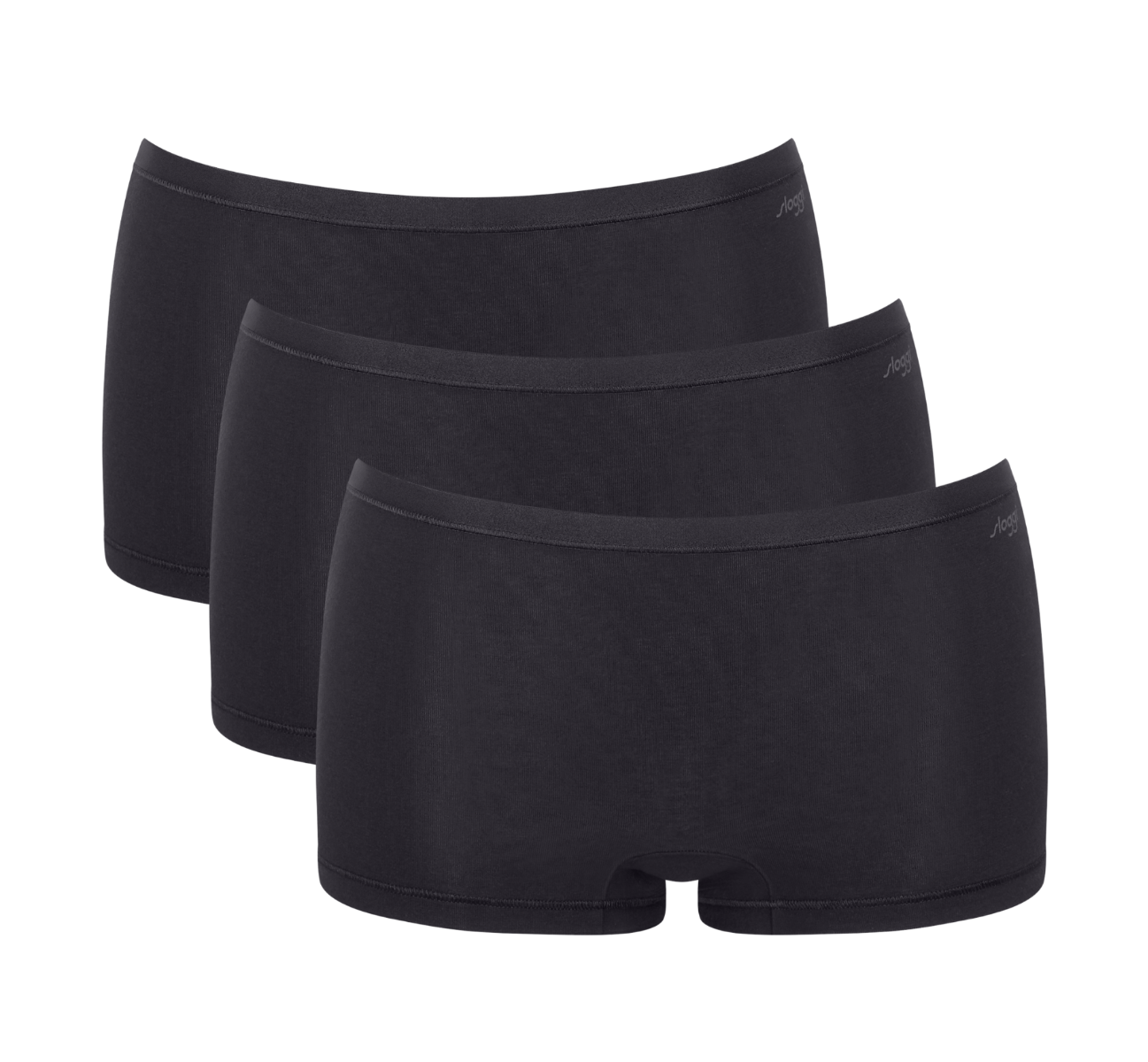 Sloggi GO Daily Cotton Dames Short 3-Pack Black