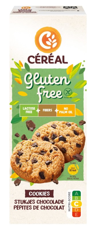Cookies Choco Glutenvrij Lactosevrij 150 gram