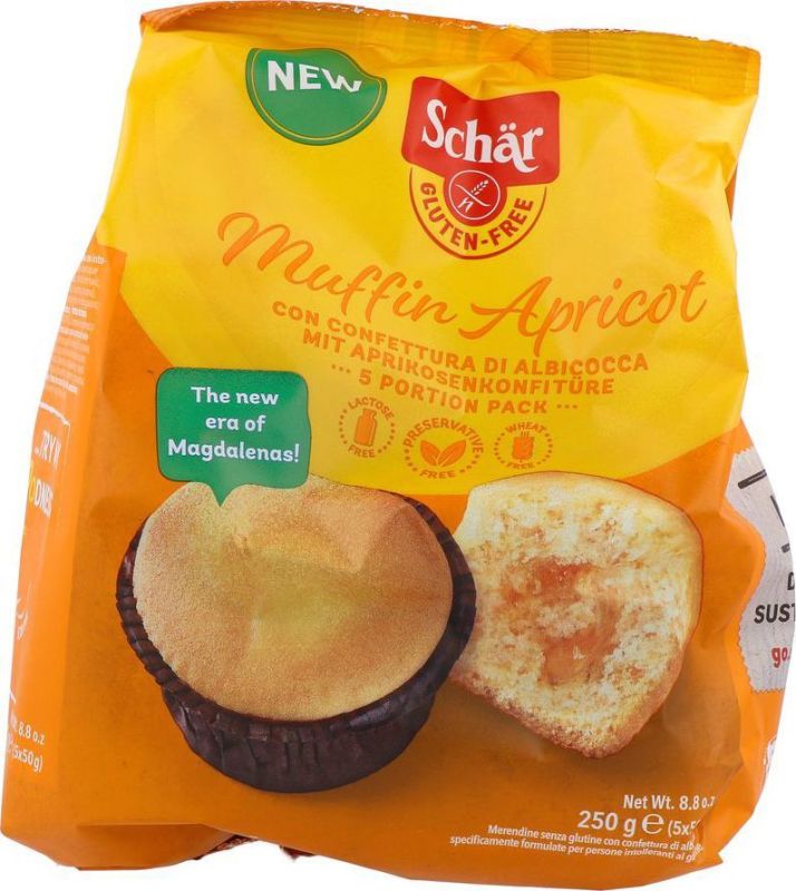 dr. schar Muffin Abrikoos 250 Gram