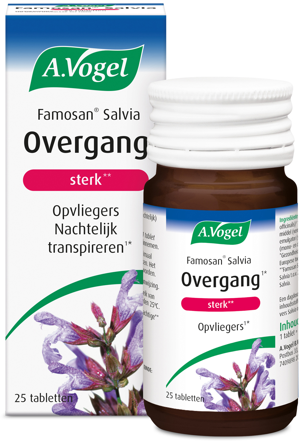 A.Vogel Famosan Overgang Salvia sterk tabletten 25 Stuks