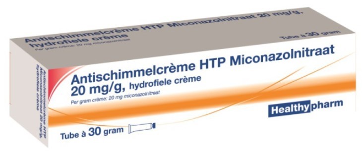 Miconazolnitraat 20 mg/g Crème 30g