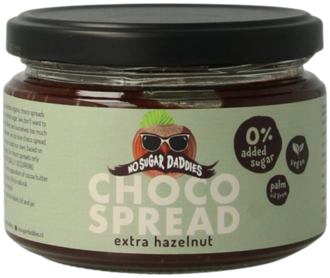 No Sugar Daddies Chocopasta Hazelnoot 200 Gram